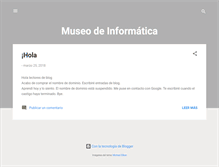 Tablet Screenshot of museodeinformatica.org